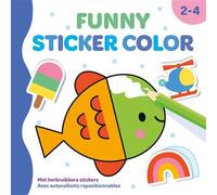 Funny Sticker Color 2-4 - Thade Collectif - Chantecler - broché - Livre-jeu