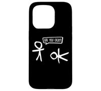 Funny Stickman, ça va ? Cartoon Be Kind Good Help Support Coque pour iPhone 15 Pro