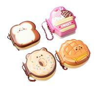 Funny Sticky Notes | 6 x 6 cm Cute Stationary Sticky Notes Notepad | 4 x Easy Carrying Cartoon Desk Decor Memo Pads, Upgrade Daily Productivity, School Supplies, Office Desk Accessories