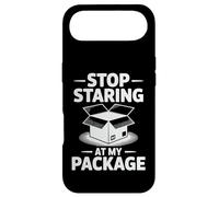 Funny Stop Staring at My Package Humour Gift Coque pour iPhone Air