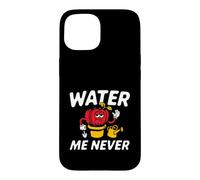Funny Succulent Plant Killer Water Me Never Gardening Coque pour iPhone 15