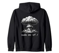 Funny Sudo RM-RF Slash Hacker Programmer Terminal Joke Sweat à Capuche