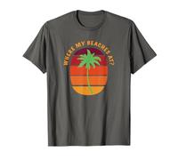 Funny Summer Beach - OÙ SE TROUVENT MES PLAGES T-Shirt