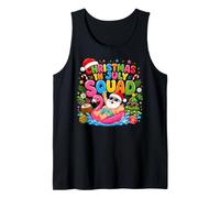 Funny Summer Vacation Xmas Holiday, Christmas in July Squad Débardeur