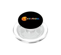 Funny Sun Système planétaire Étoiles Mangeant des planètes Astronomie PopSockets PopGrip pour MagSafe