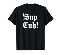 Funny 'Sup Cuh ! Équipage Familial Correspondant à l'argot T-Shirt Graphique avec Valeur