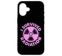 Funny Survived Radiation Cancer Awareness End of Treatment Coque pour iPhone 16