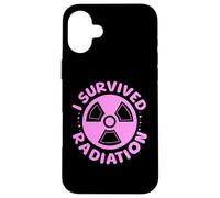 Funny Survived Radiation Cancer Awareness End of Treatment Coque pour iPhone 16 Plus