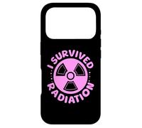 Funny Survived Radiation Cancer Awareness End of Treatment Coque pour iPhone 17 Pro