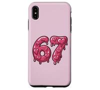 Funny Sweet 67 Drip Heart Candy Squad Bestie Coque pour iPhone XS Max