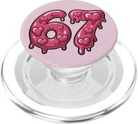 Funny Sweet 67 Drip Heart Candy Squad Bestie PopSockets PopGrip pour MagSafe