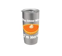 Funny Sweet Potato Pie You Know Why I'm Here Gobelet isotherme en acier inoxydable double paroi