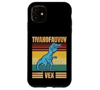 Funny T Rex Dinosaur Cartoon Retro Speech Gag Coque pour iPhone 11