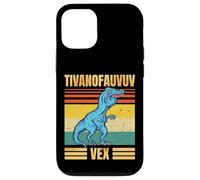 Funny T Rex Dinosaur Cartoon Retro Speech Gag Coque pour iPhone 12/12 Pro