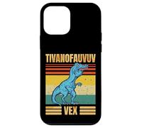 Funny T Rex Dinosaur Cartoon Retro Speech Gag Coque pour iPhone 12 Mini