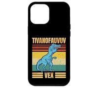 Funny T Rex Dinosaur Cartoon Retro Speech Gag Coque pour iPhone 12 Pro Max