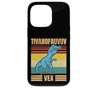 Funny T Rex Dinosaur Cartoon Retro Speech Gag Coque pour iPhone 13 Pro