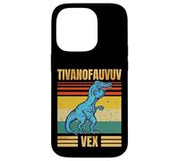 Funny T Rex Dinosaur Cartoon Retro Speech Gag Coque pour iPhone 14 Pro