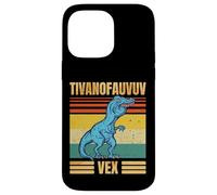 Funny T Rex Dinosaur Cartoon Retro Speech Gag Coque pour iPhone 14 Pro Max