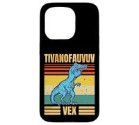 Funny T Rex Dinosaur Cartoon Retro Speech Gag Coque pour iPhone 15 Pro