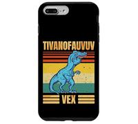 Funny T Rex Dinosaur Cartoon Retro Speech Gag Coque pour iPhone 7 Plus/8 Plus
