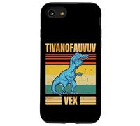 Funny T Rex Dinosaur Cartoon Retro Speech Gag Coque pour iPhone SE (2020) / 7/8