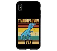 Funny T Rex Dinosaur Cartoon Retro Speech Gag Coque pour iPhone XS Max