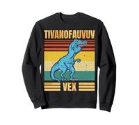 Funny T Rex Dinosaur Cartoon Retro Speech Gag Sweatshirt