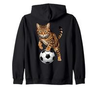 Funny Tabby Cat Dribbler Ballon De Football Graphique Sweat à Capuche