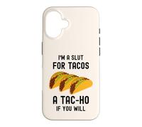 Funny Taco I'm A Slut for Tacos Cute Adorable Kawaii Food Coque pour iPhone 16