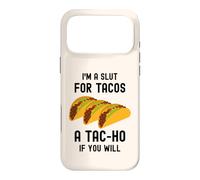 Funny Taco I'm A Slut for Tacos Cute Adorable Kawaii Food Coque pour iPhone 17 Pro Max