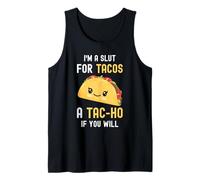 Funny Taco I'm A Slut for Tacos Cute Adorable Kawaii Food Débardeur