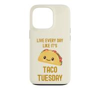 Funny Taco Live Every Day Like It's Taco Tuesday Cute Food Coque pour iPhone 13 Pro
