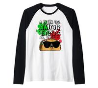 Funny Tacos Squad al Pastor Mexican Food Lover Spanish Team Manche Raglan