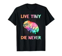 Funny Tardigrade Live Tiny Die Never Science Nerd STEM Humour T-Shirt Graphique avec Valeur