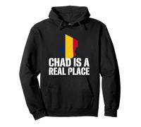 Funny Tchad is A Place Real Flag Map Pride Travel Souvenir Sweat à Capuche