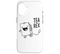 Funny Tea Rex Dinosaure Pun Tyrannosaure Rex Tea Lover Coque pour iPhone 16