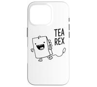 Funny Tea Rex Dinosaure Pun Tyrannosaure Rex Tea Lover Coque pour iPhone 16 Pro