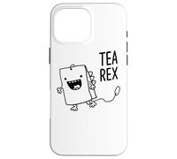 Funny Tea Rex Dinosaure Pun Tyrannosaure Rex Tea Lover Coque pour iPhone 16 Pro Max