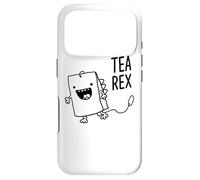 Funny Tea Rex Dinosaure Pun Tyrannosaure Rex Tea Lover Coque pour iPhone 17 Pro