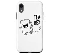 Funny Tea Rex Dinosaure Pun Tyrannosaure Rex Tea Lover Coque pour iPhone XR