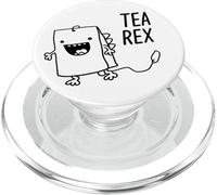 Funny Tea Rex Dinosaure Pun Tyrannosaure Rex Tea Lover PopSockets PopGrip pour MagSafe