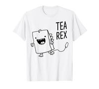 Funny Tea Rex Dinosaure Pun Tyrannosaure Rex Tea Lover T-Shirt