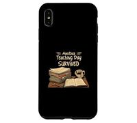 Funny Teacher Another Teaching Day Survived Humor Coque pour iPhone XS Max