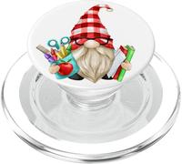Funny Teacher GNOME for First Day at Elementary School PopSockets PopGrip pour MagSafe