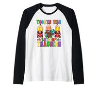 Funny Teacher Saying for Women and Men GNOME Teaching Quote Manche Raglan