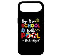 Funny Teacher Squad Bye-Bye School Hello Pool Summer Student Coque pour iPhone Air