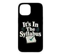 Funny Teacher Syllabus Classroom Professor Humour Coque pour iPhone 15
