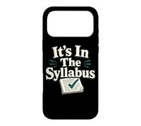 Funny Teacher Syllabus Classroom Professor Humour Coque pour iPhone 17 Pro Max