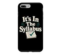 Funny Teacher Syllabus Classroom Professor Humour Coque pour iPhone 7 Plus/8 Plus
